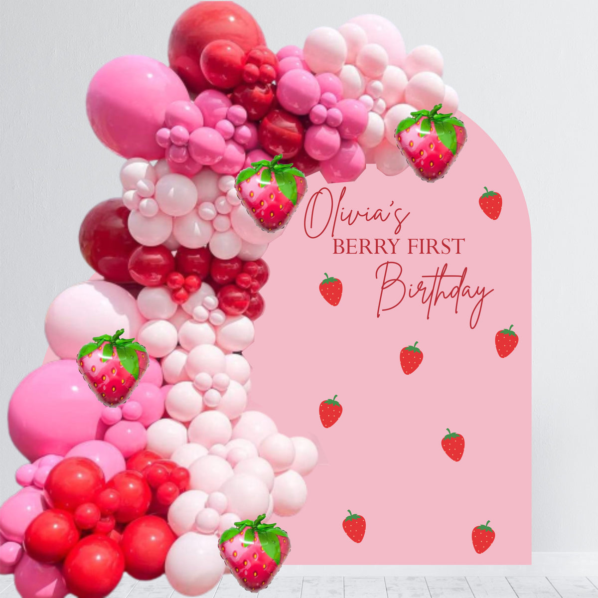 Berry First Birthday Decor - Temu