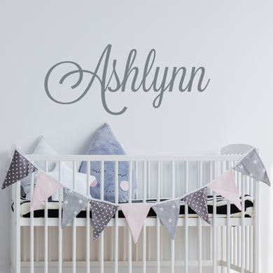 Nursery Wall Decal Name Sticker Name Wall Decal Custom Name Decal