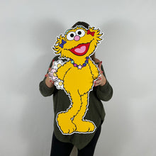 Load image into Gallery viewer, Zoe Party Prop - Sesame Street Theme Character Cutout - Zoe Party Standee