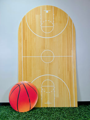 Basketball Court Party Backdrop - Sports Party Backdrop - Sports Theme Birthday Party - Basketball Theme Birthday Backdrop - Basketball Party Backdrop - Basketball Court Chiara Wall - First Birthday Arch