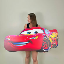 Load image into Gallery viewer, Foamboard Lightning Mcqueen Prop - Character Cutout - Car Party Standee - First Lap Birthday Party - Cars Theme Birthday Party