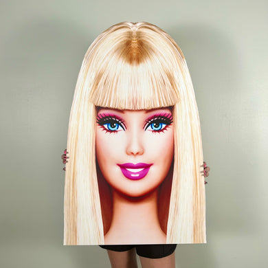 Barbie Head Party Prop - Barbie Theme Cutout - Party Standee