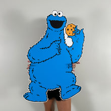 Load image into Gallery viewer, Cookie Monster Party Prop - Sesame Street Theme Character Cutout - Cookie Monster Party Standee