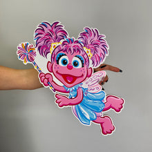 Load image into Gallery viewer, Foam Board Abby Cadabby Party Prop - Sesame Street Props - First Birthday - Custom Cutouts - Lifesize Abby Cadabby Cutout - Sesame Street Character Cutout - Party Standee