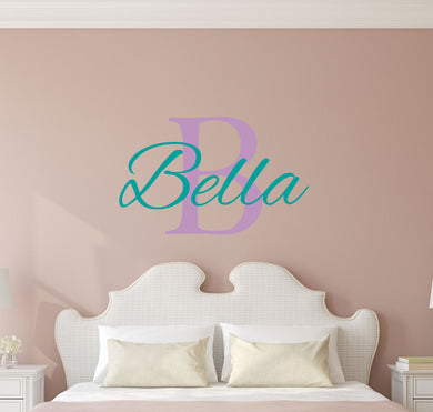 Nursery Wall Decal Name Sticker Name Wall Decal Custom Name Decal