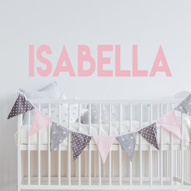 Nursery Wall Decal Name Sticker Name Wall Decal Custom Name Decal