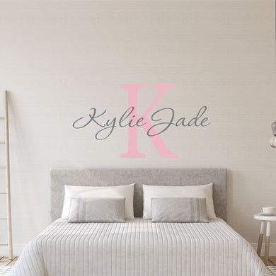 Nursery Wall Decal Name Sticker Name Wall Decal Custom Name Decal