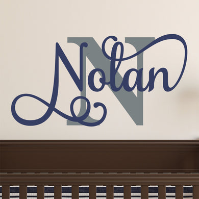 Nursery Wall Decal Name Sticker Name Wall Decal Custom Name Decal