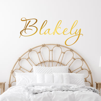 Nursery Wall Decal Name Sticker Name Wall Decal Custom Name Decal