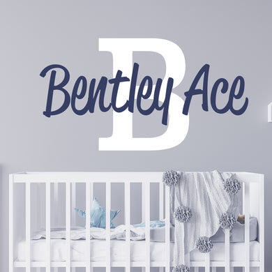 Nursery Wall Decal Name Sticker Name Wall Decal Custom Name Decal